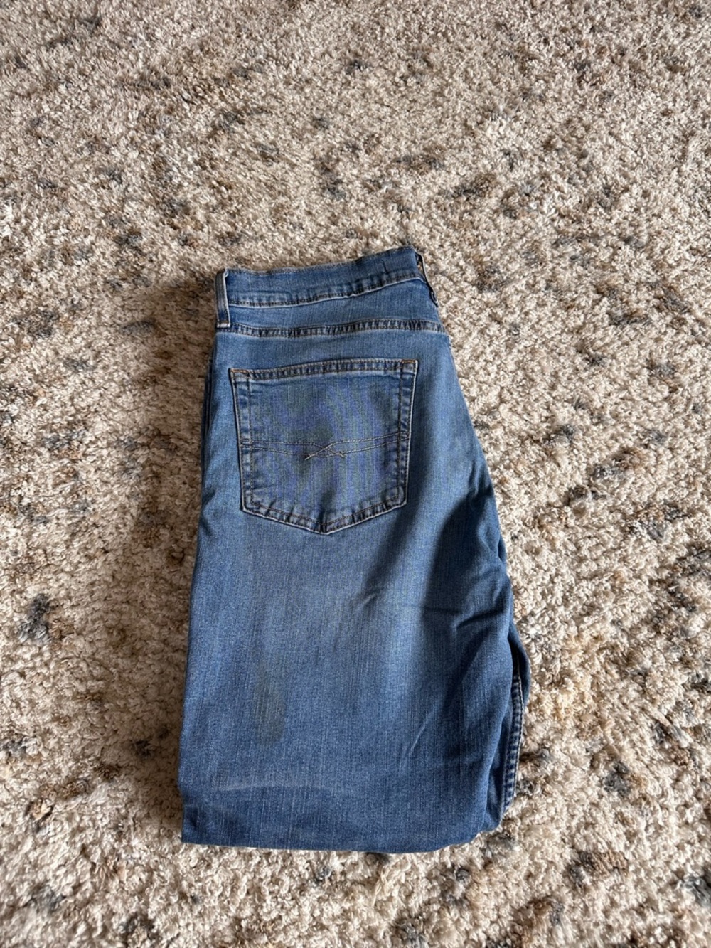 Classic Men’s Blue Denim Jeans